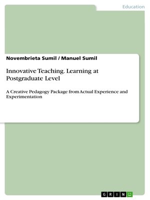 cover image of Innovative Teaching. Learning at Postgraduate Level